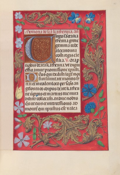 Hours of Queen Isabella the Catholic, Queen of Spain:  Fol. 190r, c. 1495-1500. And associates