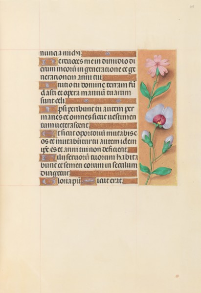 Hours of Queen Isabella the Catholic, Queen of Spain:  Fol. 208r, c. 1495-1500. And associates