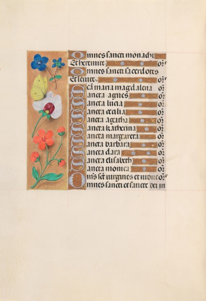 Hours of Queen Isabella the Catholic, Queen of Spain:  Fol. 212v, c. 1495-1500. And associates