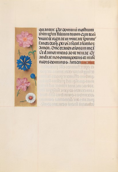 Hours of Queen Isabella the Catholic, Queen of Spain:  Fol. 218v, Office of the Dead, c. 1495-1500.
