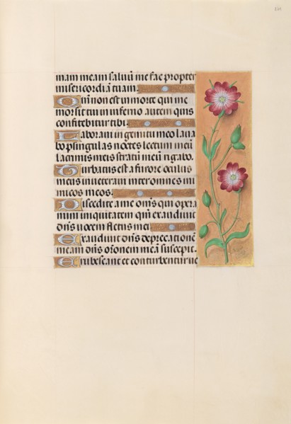 Hours of Queen Isabella the Catholic, Queen of Spain:  Fol. 229r, c. 1495-1500. And associates