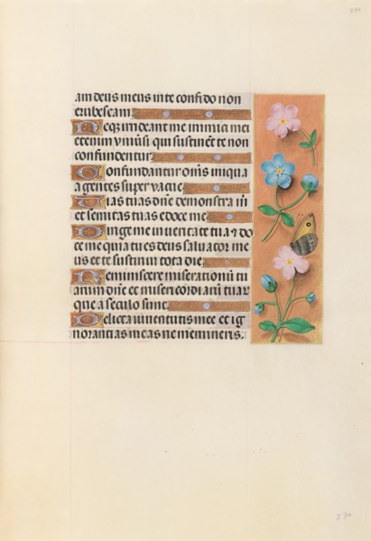 Hours of Queen Isabella the Catholic, Queen of Spain:  Fol. 234r, c. 1495-1500. And associates