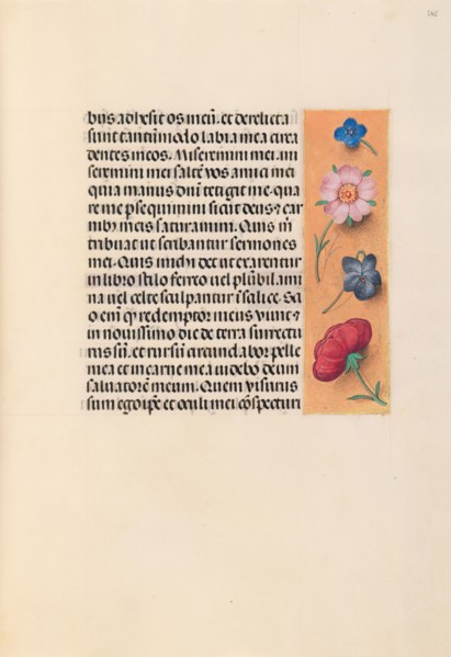 Hours of Queen Isabella the Catholic, Queen of Spain:  Fol. 245r, c. 1495-1500. And associates