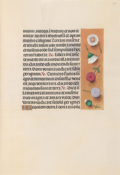 Hours of Queen Isabella the Catholic, Queen of Spain:  Fol. 245r, c. 1500. And associates Master of