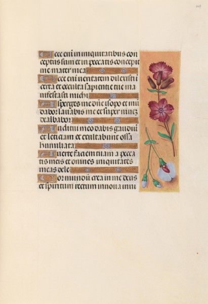 Hours of Queen Isabella the Catholic, Queen of Spain:  Fol. 247r, c. 1495-1500. And associates