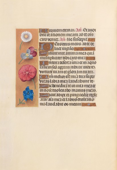 Hours of Queen Isabella the Catholic, Queen of Spain:  Fol. 249v, c. 1500. And associates Master of