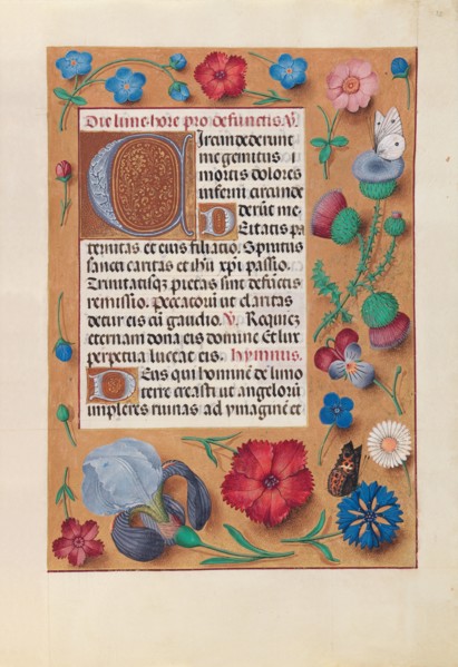 Hours of Queen Isabella the Catholic, Queen of Spain:  Fol. 25r, c. 1500. And associates Master of