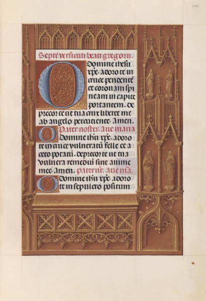 Hours of Queen Isabella the Catholic, Queen of Spain:  Fol. 265r, c. 1500. And associates Master of