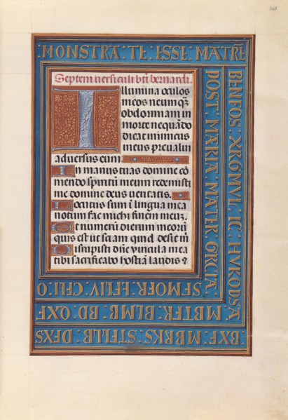 Hours of Queen Isabella the Catholic, Queen of Spain:  Fol. 268r, c. 1495-1500. And associates
