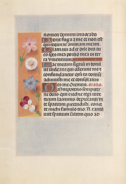 Hours of Queen Isabella the Catholic, Queen of Spain:  Fol. 268v, c. 1495-1500. And associates