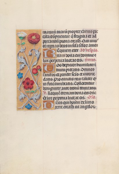 Hours of Queen Isabella the Catholic, Queen of Spain:  Fol. 28v, c. 1500. And associates Master of