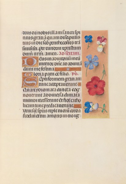 Hours of Queen Isabella the Catholic, Queen of Spain:  Fol. 34r, c. 1500. And associates Master of
