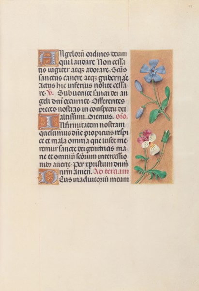 Hours of Queen Isabella the Catholic, Queen of Spain:  Fol. 39r, c. 1495-1500. And associates
