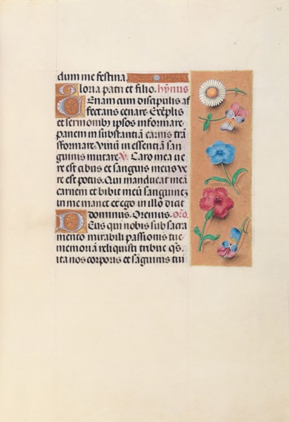 Hours of Queen Isabella the Catholic, Queen of Spain:  Fol. 45r, c. 1500. And associates Master of