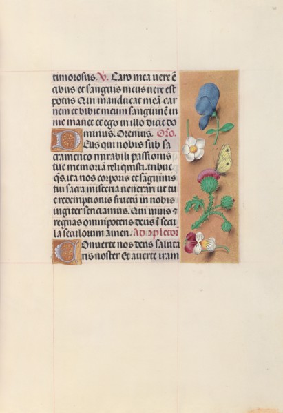 Hours of Queen Isabella the Catholic, Queen of Spain:  Fol. 48r, c. 1500. And associates Master of