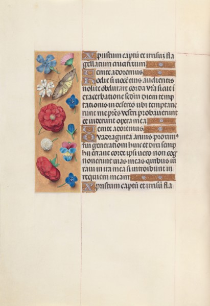 Hours of Queen Isabella the Catholic, Queen of Spain:  Fol. 51v, c. 1495-1500. And associates