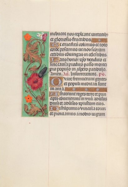 Hours of Queen Isabella the Catholic, Queen of Spain:  Fol. 52v, c. 1500. And associates Master of