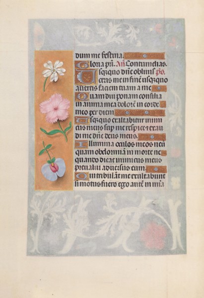 Hours of Queen Isabella the Catholic, Queen of Spain:  Fol. 57v, c. 1495-1500. And associates