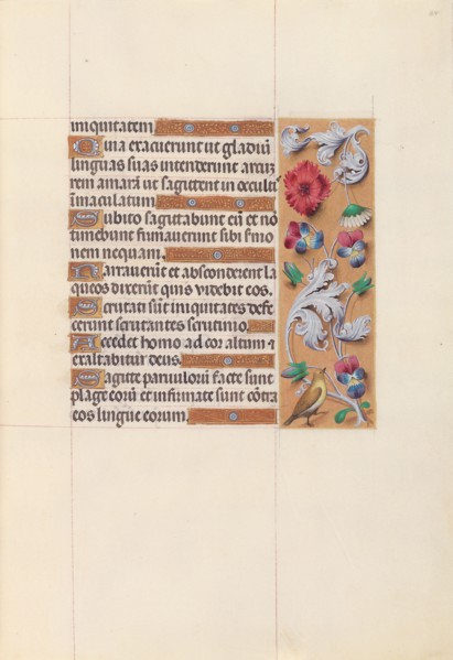 Hours of Queen Isabella the Catholic, Queen of Spain:  Fol. 64r, c. 1500. And associates Master of