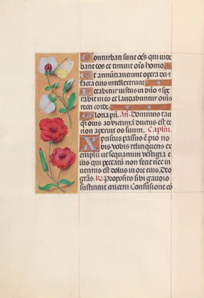 Hours of Queen Isabella the Catholic, Queen of Spain:  Fol. 64v, c. 1495-1500. And associates