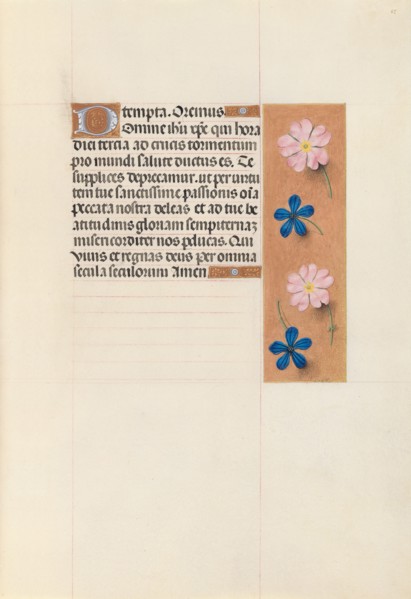 Hours of Queen Isabella the Catholic, Queen of Spain:  Fol. 65r, c. 1500. And associates Master of