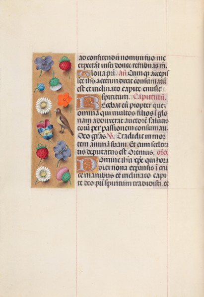 Hours of Queen Isabella the Catholic, Queen of Spain:  Fol. 70v, c. 1495-1500. And associates
