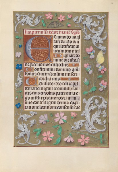 Hours of Queen Isabella the Catholic, Queen of Spain:  Fol. 88r, c. 1500. And associates Master of