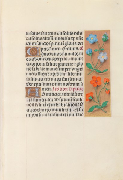 Hours of Queen Isabella the Catholic, Queen of Spain:  Fol. 90r, c. 1500. And associates Master of