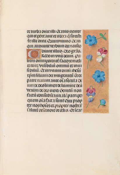 Hours of Queen Isabella the Catholic, Queen of Spain:  Fol. 91r, c. 1495-1500. And associates
