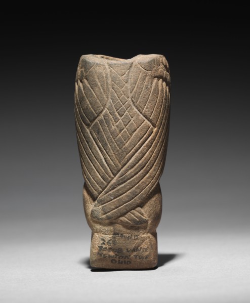 Bird Effigy Pipe, c 500 bc. America, North American Indian, Adena Mound, Ohio Mound Builders,