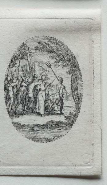 The Mysteries of the Passion:  Christ Taken Captive. Jacques Callot (French, 1592-1635). Etching