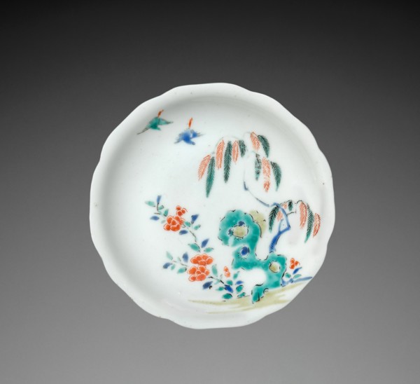 Small Dish: Kakiemon Type, 1700s. Japan, Edo Period (1615-1868), 18th Century. Porcelain with