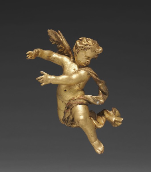 Altarpiece with Relics - Putto with column, upper right, 1735-1740. And workshop Joseph Matthias