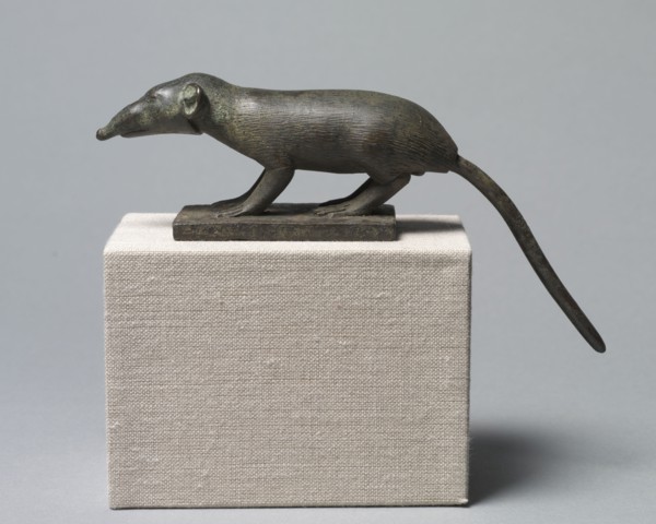 Shrew, 305-30 BC. Egypt, Greco-Roman Period, probably Ptolemaic Dynasty. Bronze, solid cast;