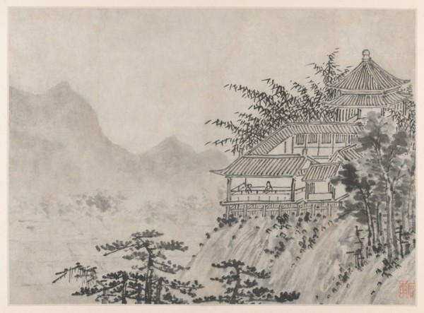 Twelve Views of Tiger Hill, Suzhou: The Thousand Acres of Clouds, after 1490. Shen Zhou (Chinese,