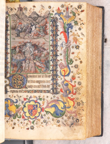 Hours of Charles the Noble, King of Navarre (1361-1425): fol. 106r, Last Judgment, c. 1405. Master