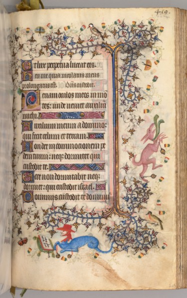 Hours of Charles the Noble, King of Navarre (1361-1425): fol. 204r, Text, c. 1405. Master of the