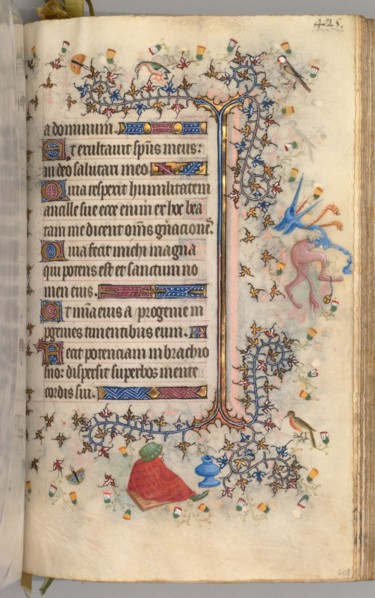 Hours of Charles the Noble, King of Navarre (1361-1425): fol. 207r, Text, c. 1405. Master of the