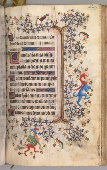 Hours of Charles the Noble, King of Navarre (1361-1425): fol. 208r, Text, c. 1405. Master of the