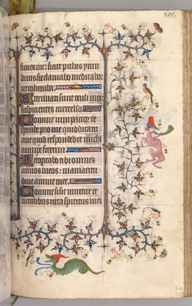 Hours of Charles the Noble, King of Navarre (1361-1425): fol. 247r, Text, c. 1405. Master of the