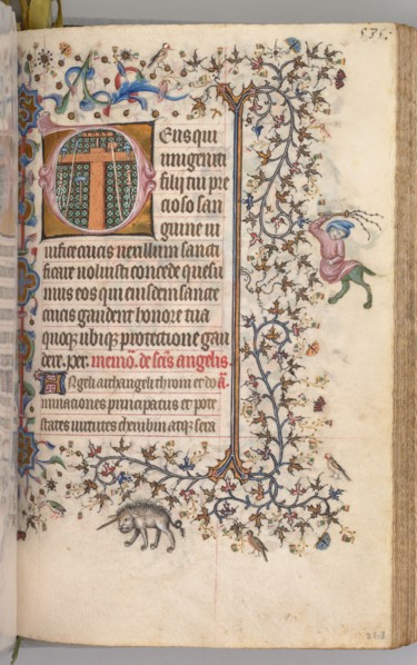Hours of Charles the Noble, King of Navarre (1361-1425): fol. 262r, Instruments of the Passion, c.
