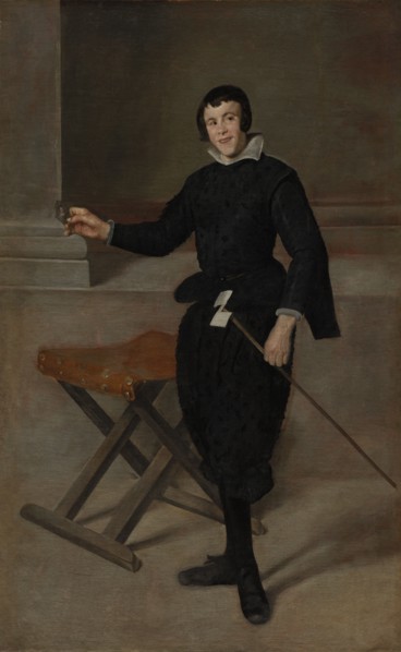 Portrait of the Jester Calabazas, c. 1631-1632. Diego Velázquez (Spanish, 1599-1660). Oil on