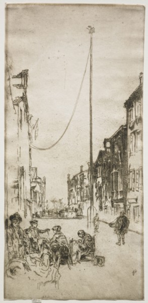 The Mast, 1880. James McNeill Whistler (American, 1834-1903). Etching