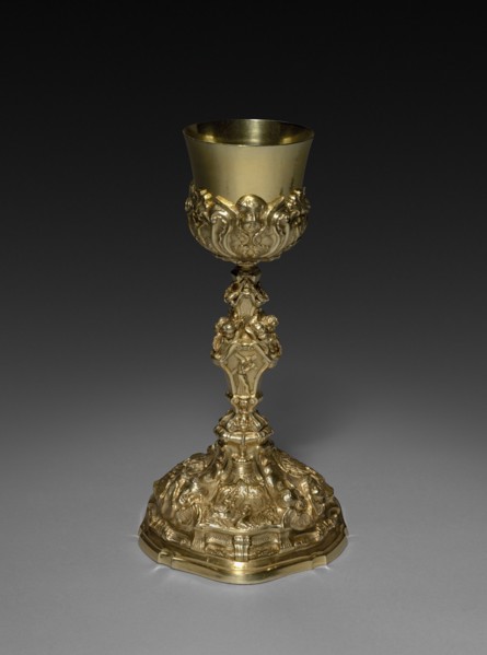 Chalice, 1732. Antonio Lopez (Spanish). Silver gilt; overall: 29.7 x 15.9 cm (11 11/16 x 6 1/4 in.)