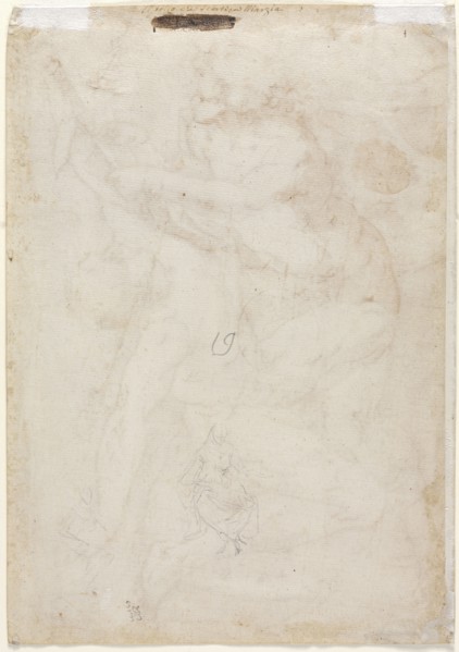 Two Sketches of a Mother and Child, 16th century. Anonymous. Graphite; sheet: 30.7 x 21.5 cm (12