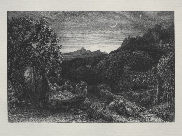 The Homeward Star, 1883. Samuel Palmer (British, 1805-1881). Etching