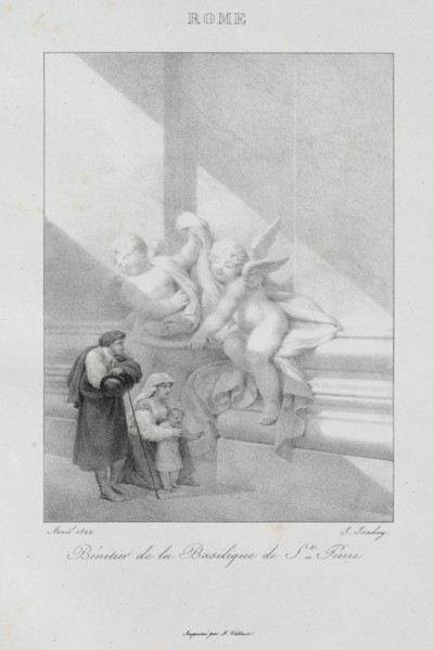 Voyage en Italie en 1822, 1833. Jean-Baptiste Isabey (French, 1767-1855). Lithograph