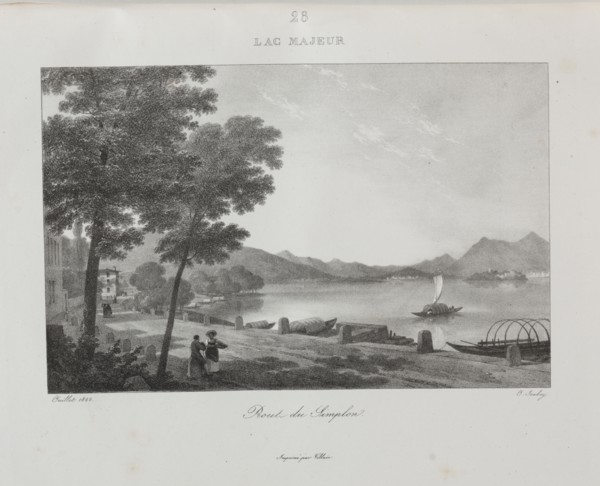 Voyage en Italie en 1822, 1833. Jean-Baptiste Isabey (French, 1767-1855). Lithograph
