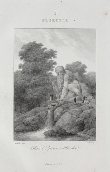 Voyage en Italie en 1822, 1833. Jean-Baptiste Isabey (French, 1767-1855). Lithograph