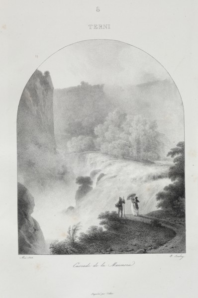 Voyage en Italie en 1822, 1833. Jean-Baptiste Isabey (French, 1767-1855). Lithograph